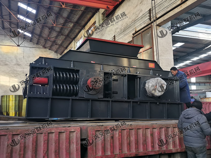 時產100噸對輥制砂機參數是多少，有哪些部分組成