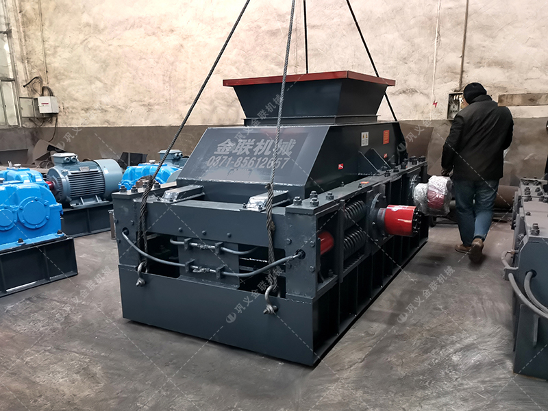 2PG1208型半自動(dòng)液壓對(duì)輥制砂機(jī)發(fā)貨 發(fā)往烏魯木齊