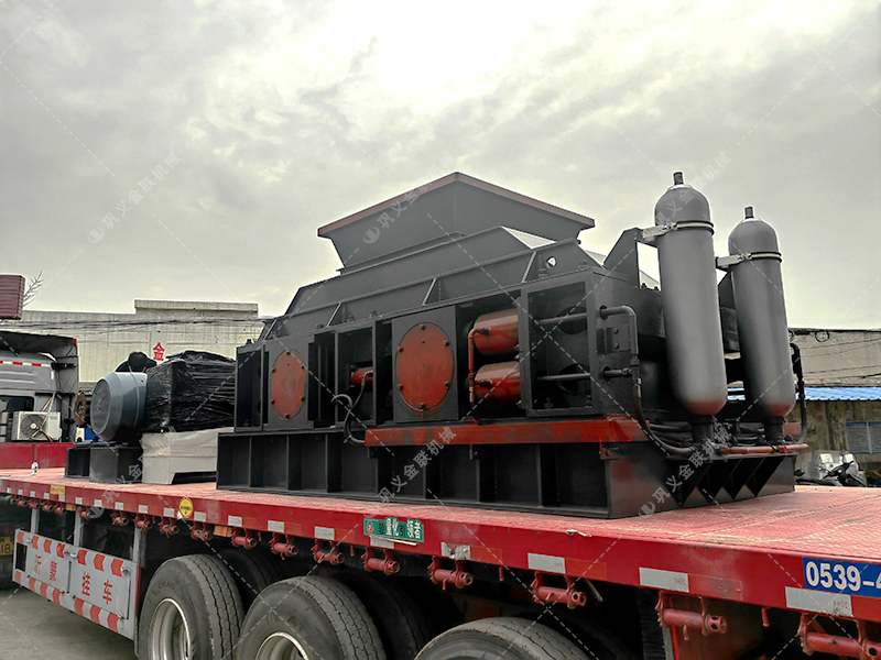 時產80-100噸液壓對輥破碎機用哪個型號，多少錢一臺？